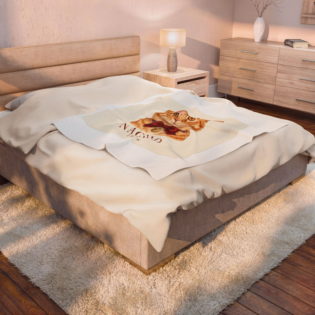 Custom Pet Portrait Blanket